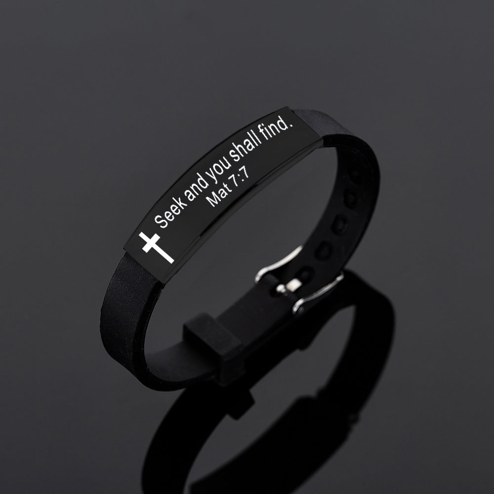 Bible silicone bracelet