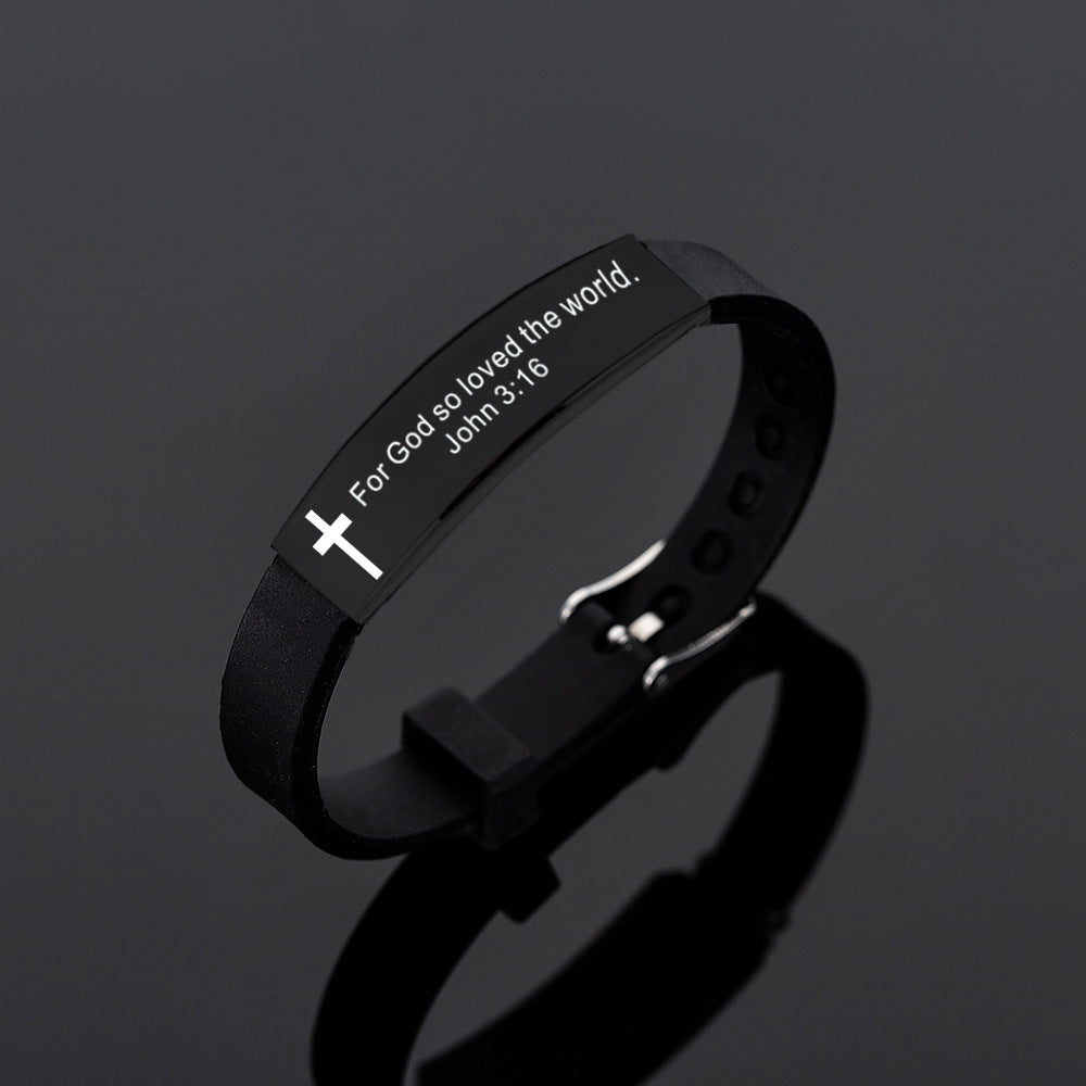 Bible silicone bracelet