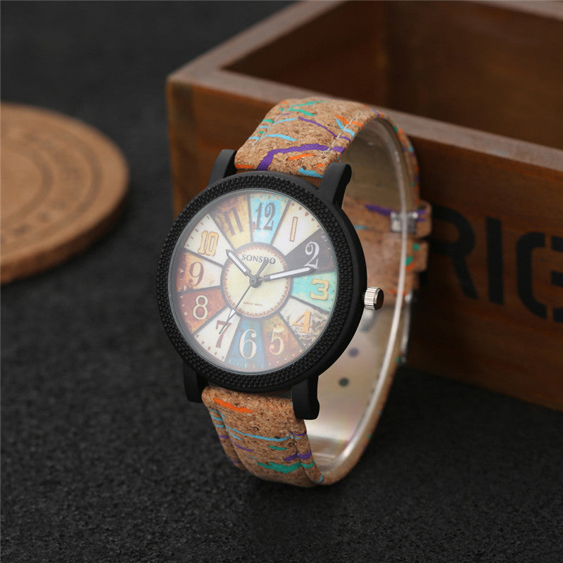 Casual Vintage Leather Women Quartz Wrist Watch