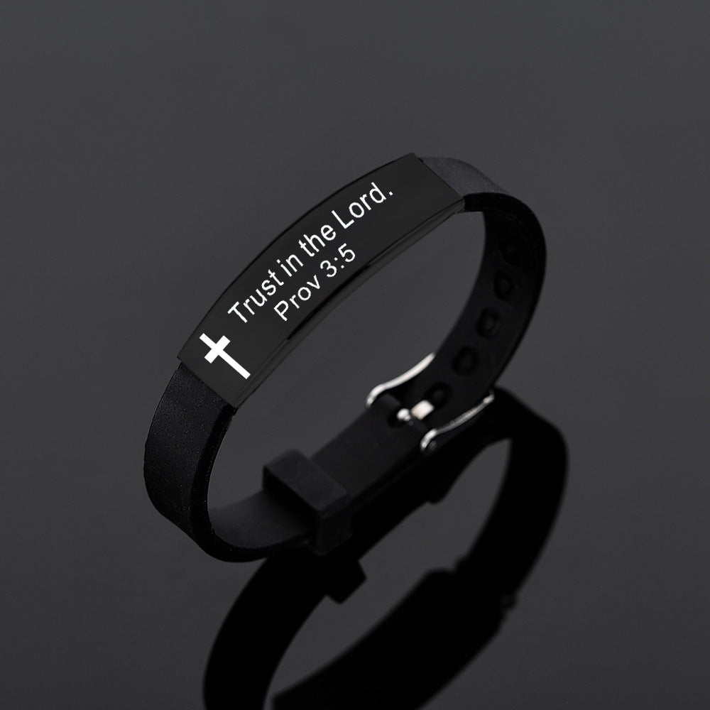 Bible silicone bracelet