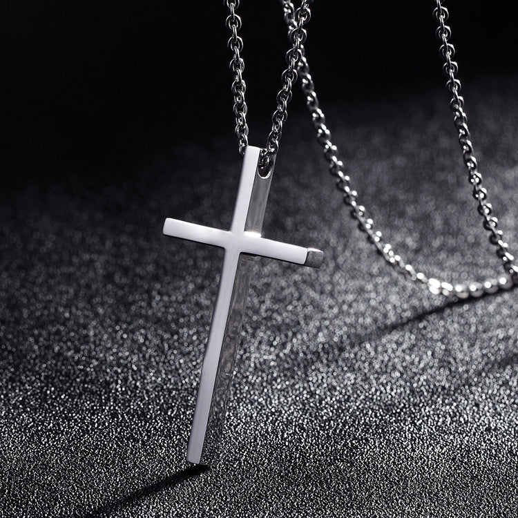 Glossy Cross Necklace