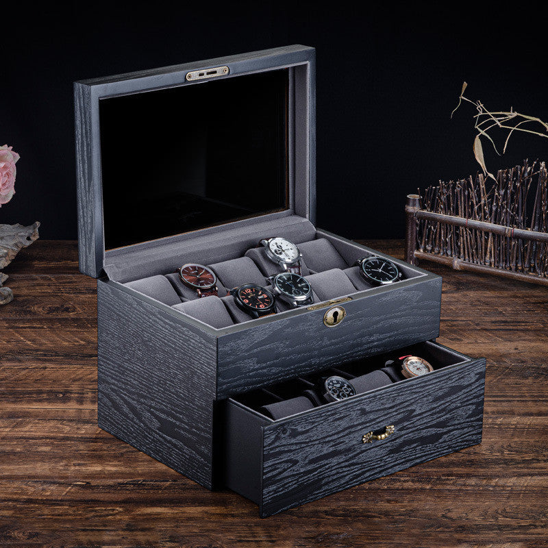 Ash Wood Watch Box Storage Accessories