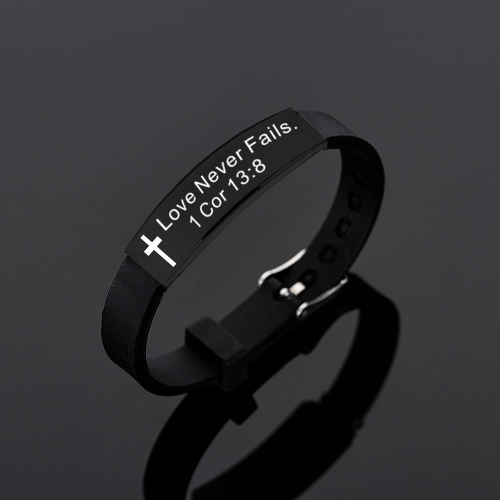 Bible silicone bracelet