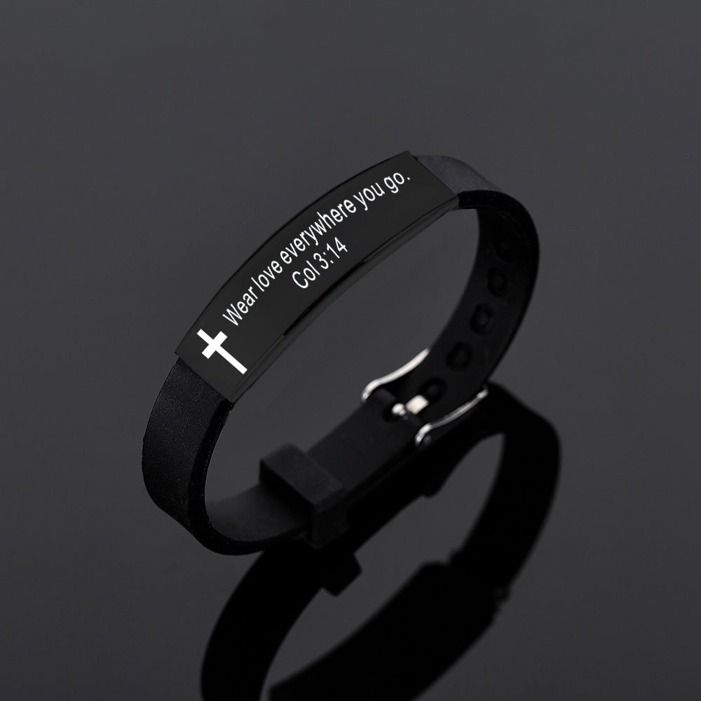 Bible silicone bracelet