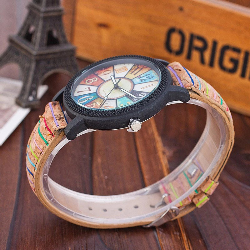 Casual Vintage Leather Women Quartz Wrist Watch