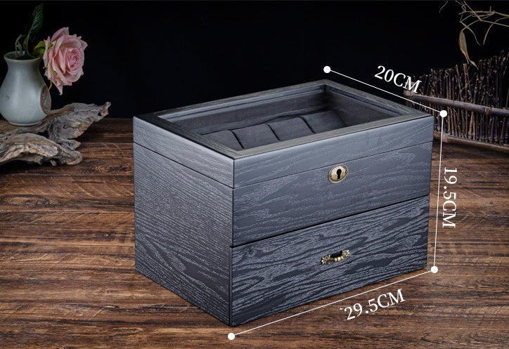 Ash Wood Watch Box Storage Accessories